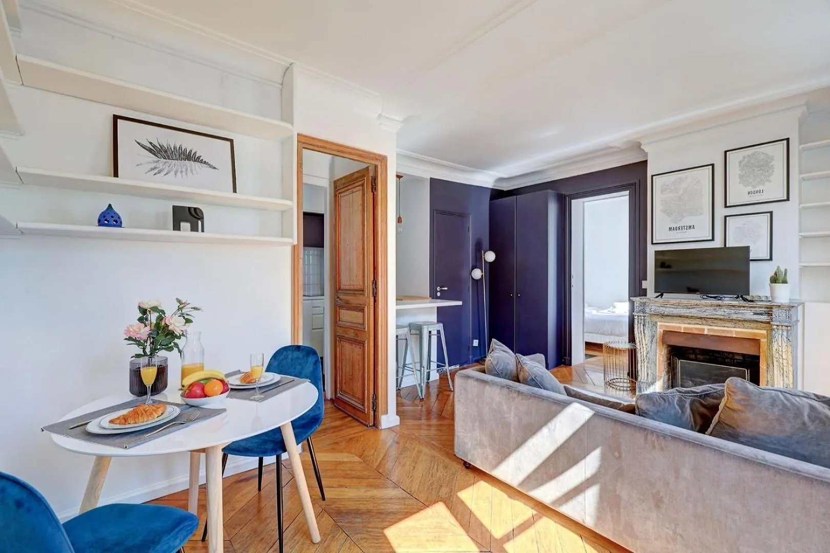 Bnbnook - Bright 1Br - Bastille & Place Des Vosges Paris